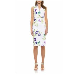 Alexia Admor V-neck midi dress NWOT